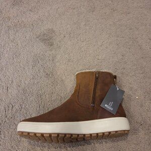 ECCO Soft Nubuck Mid-Cut Boots SIZE 9 / 9.5 NIB New In Box